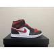 Air Jordan 1 Mid Bred White Black Red