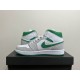 Air Jordan 1 Mid Grey Green