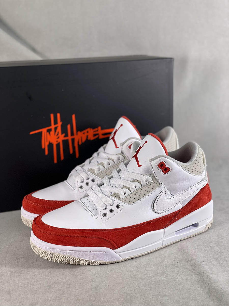 Air Jordan 3 Retro Tinker White University Red