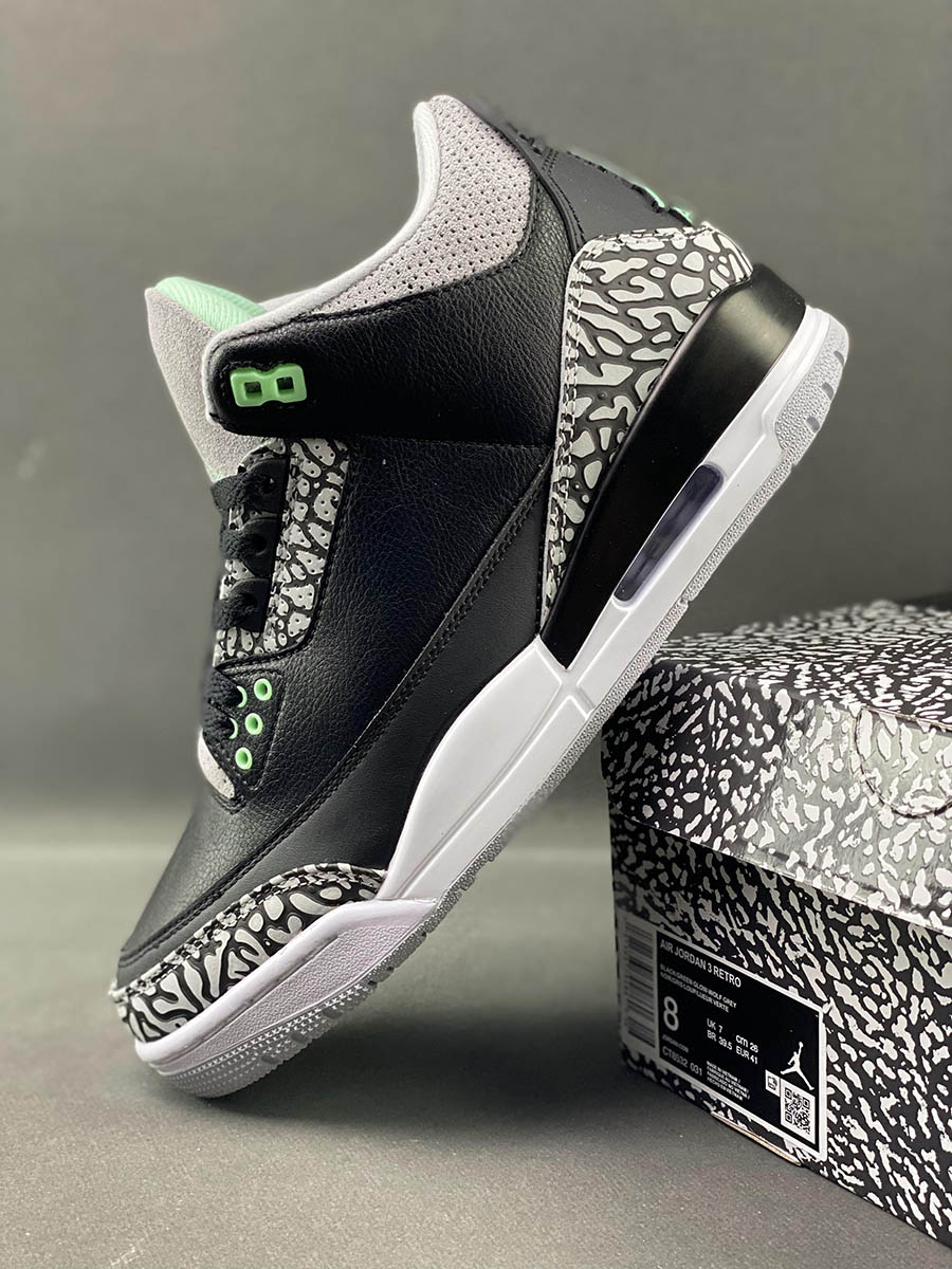 Air Jordan 3 Green Glow