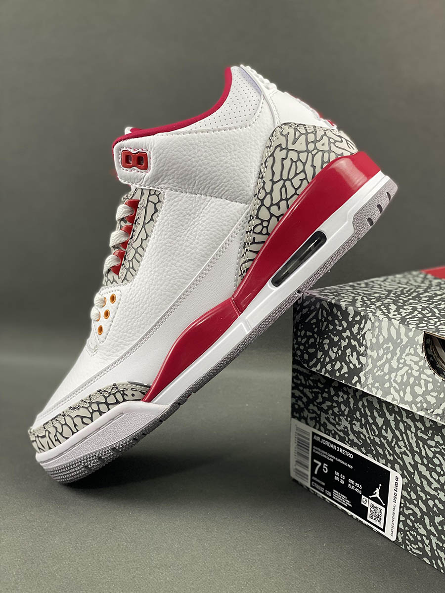 Air Jordan 3 Retro Cardinal Red