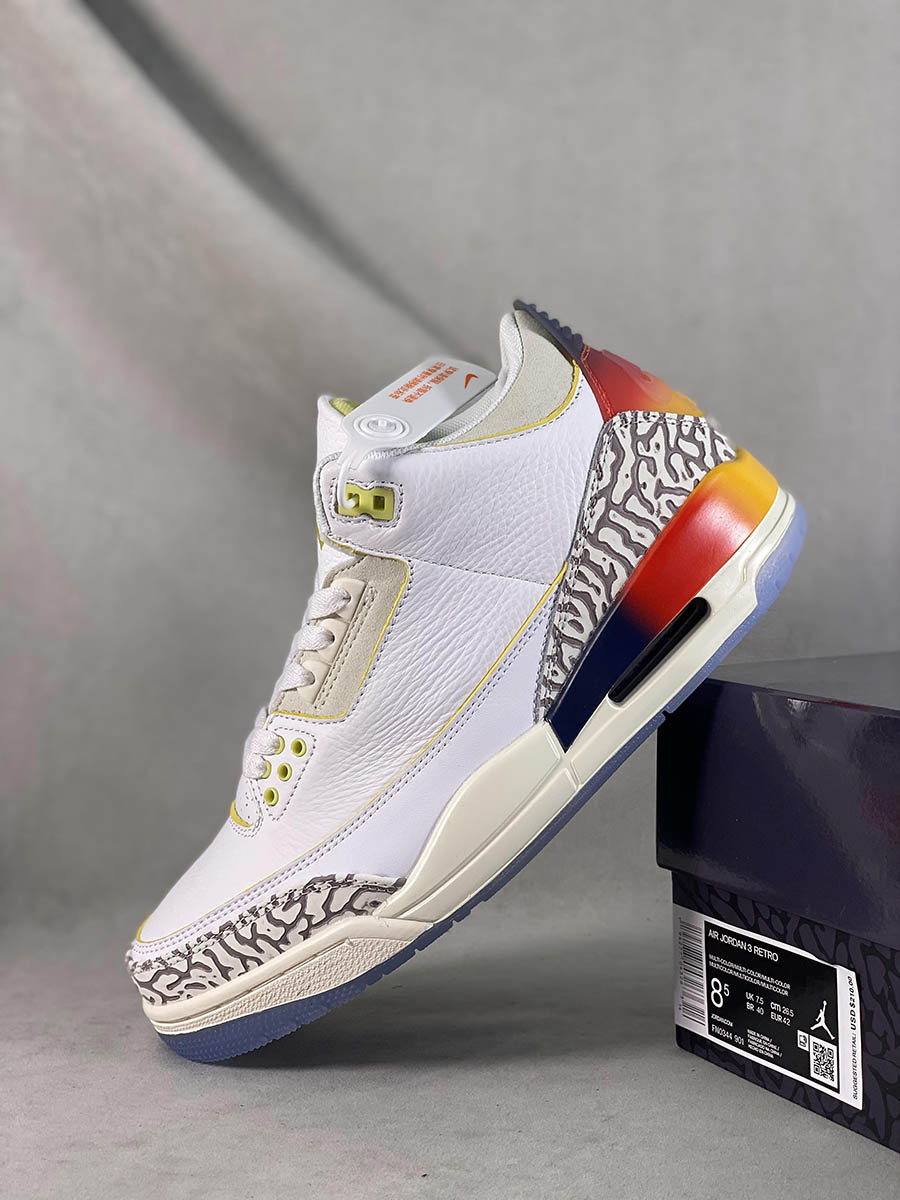 J Balvin Medellín Sunset x Air Jordan 3